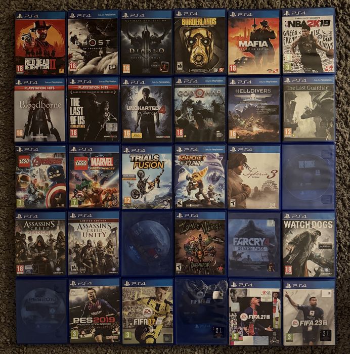 RDR, Ghost, FIFA , etc PS4 / PS5
