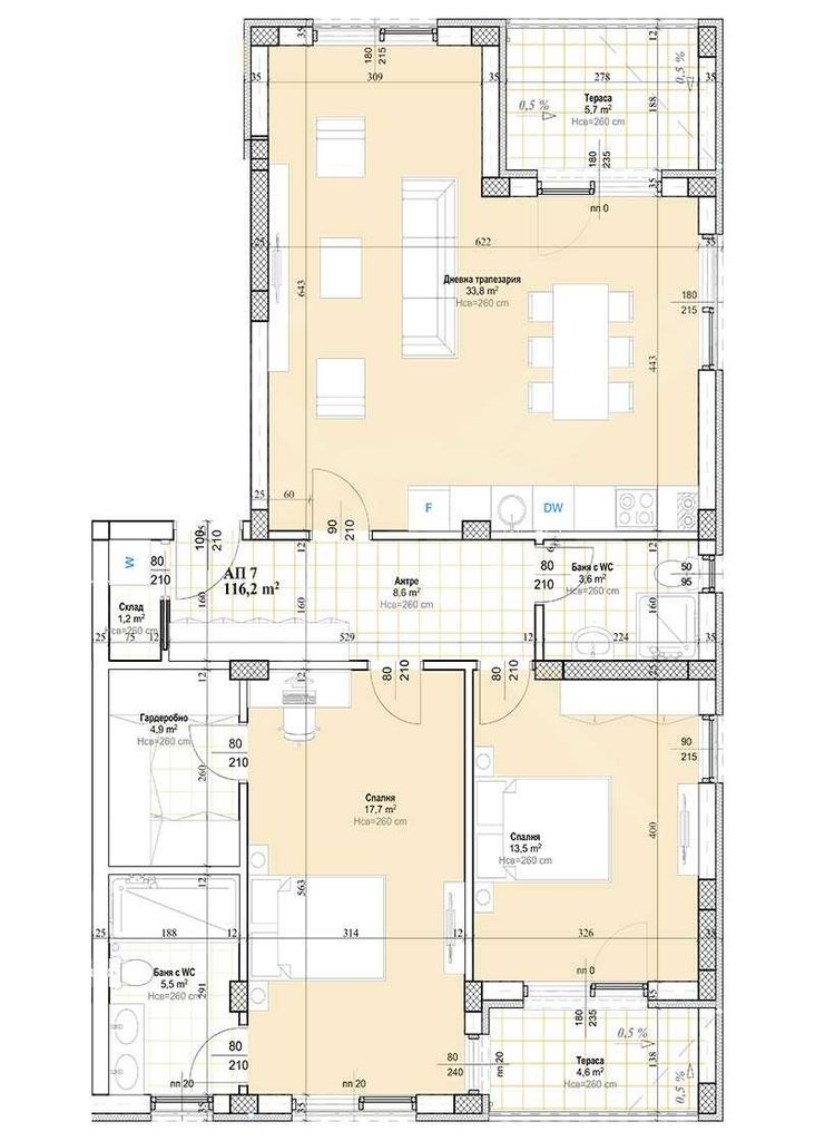 Продава се Тристаен апартамент в с. Марково, Област Пловдив - 132 кв.м за 1449 €/кв.м - Снимка #6