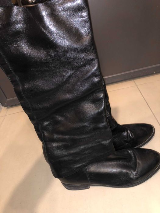 Cizme piele Zara, impecabile, mar. 38