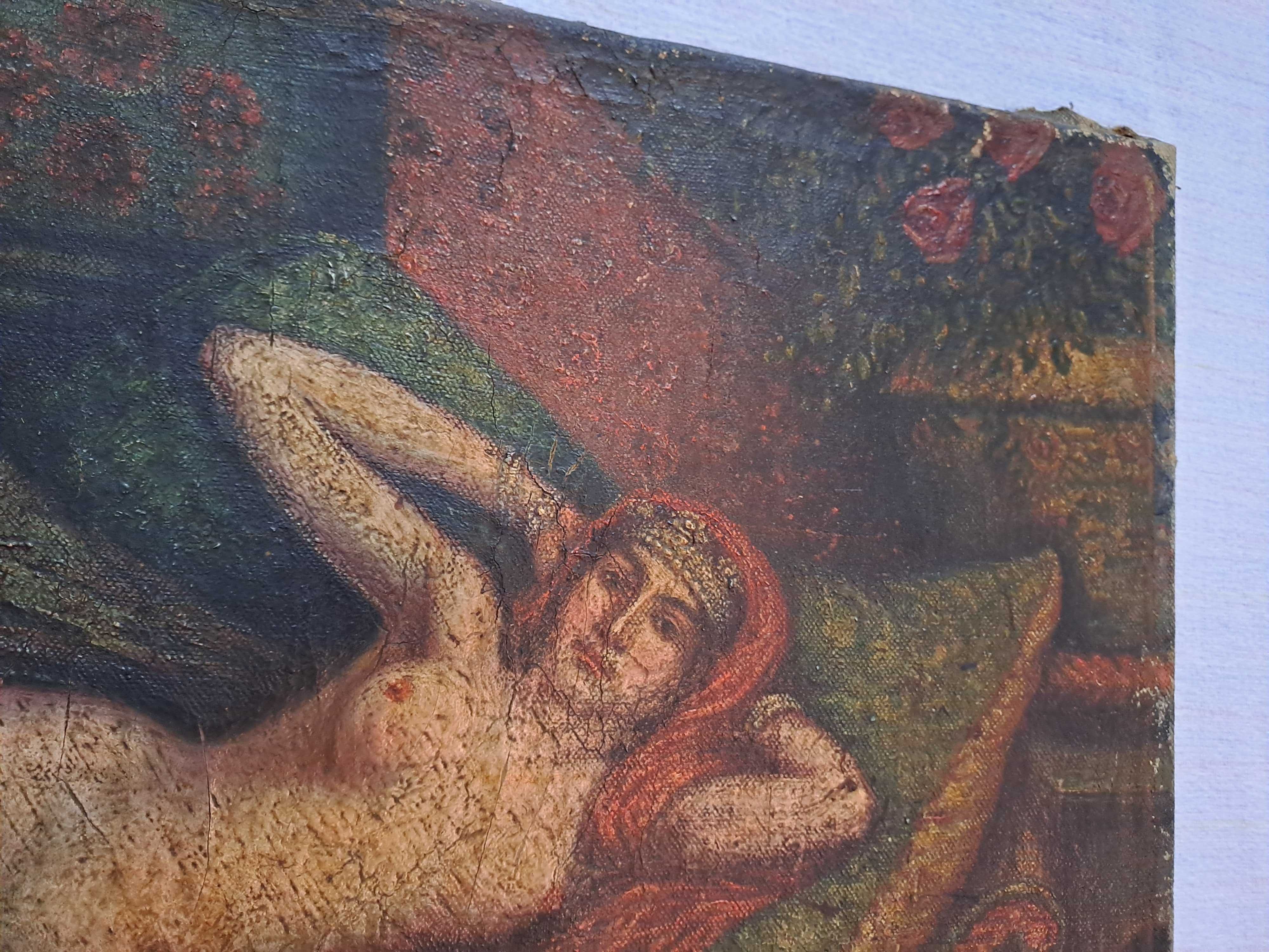 tablou pictura henri soulie 65/45 cm reproducere veche