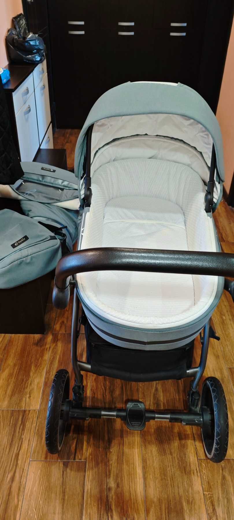 Бебешка количка Tutis Uno 3+, 2в1, 143 Menta