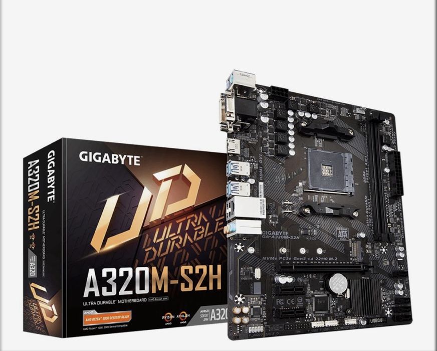 Placa de baza gigabyte ga a320m-h