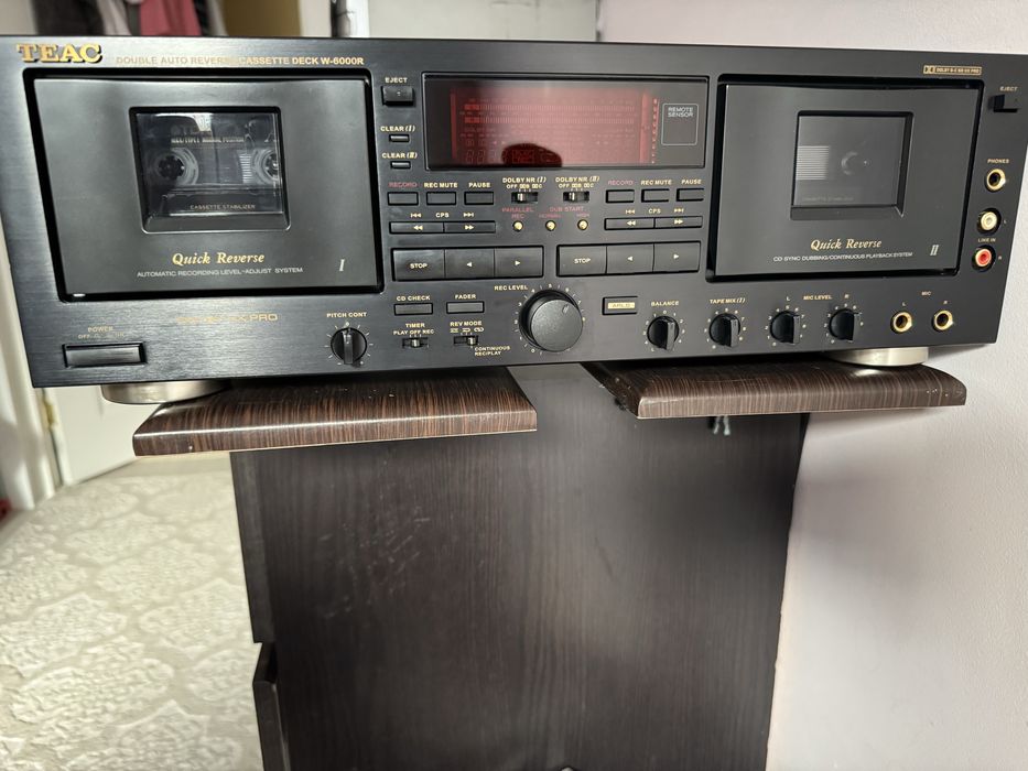 TEAC W-6000R июль 2003 г.в 2-кассетная дека, Тайвань 220в.