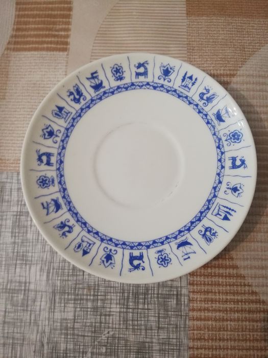 Блюдце от Чайной пары ЛФЗ "КАРАБЛИК"