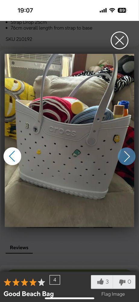 НОВА Плажна чанта CROCS classic large tote