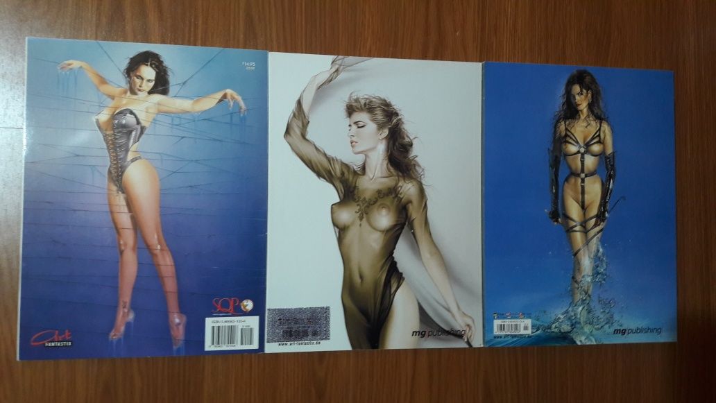 Reviste grafică și desen nud artistic Luis Royo , Boris Vallejo , Oliv
