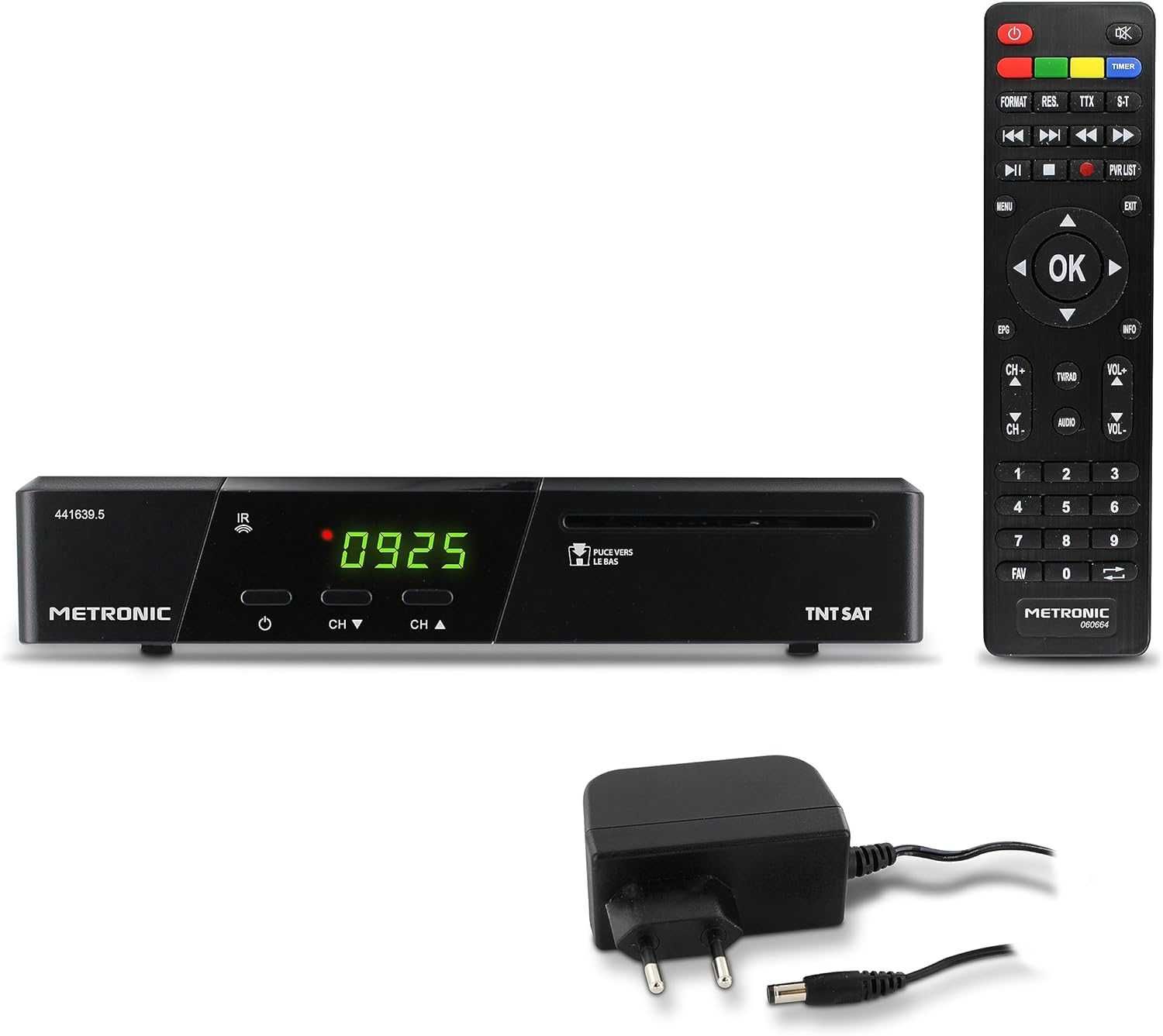 Receptor satelit, cablu sau terestru cu cititor de card Decodor TV HD