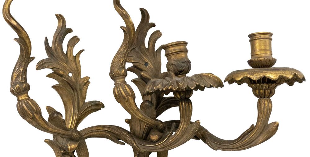 aplice sfesnice lampa lustra candelabru bronz alama rococo bieder art