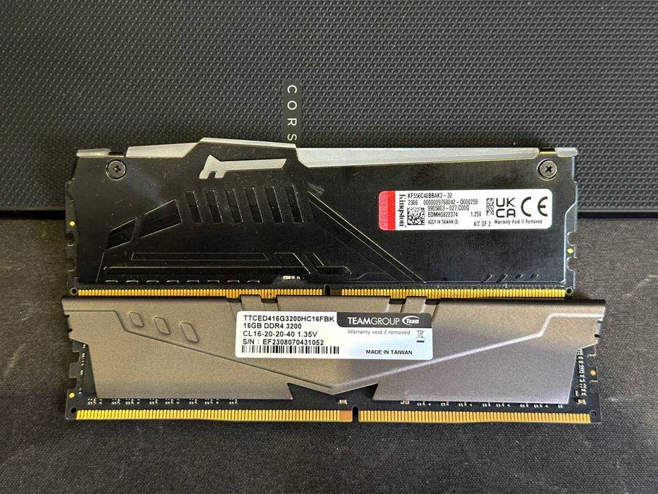 Нерабочая — DDR5 16 ГБ Kingston и DDR4 16 ГБ TeamGroup