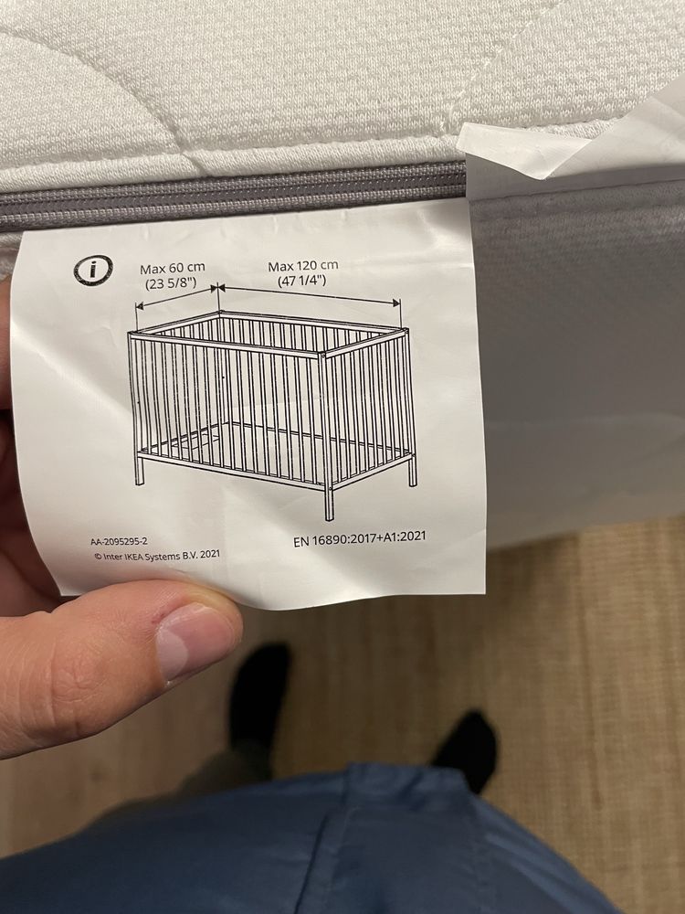 Vand patut bebelusi IKEA SUNDVIK+saltea