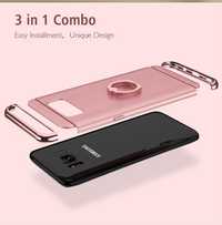 Carcasa dotata cu inel pt Galaxy S9 PLUS - culoare roz