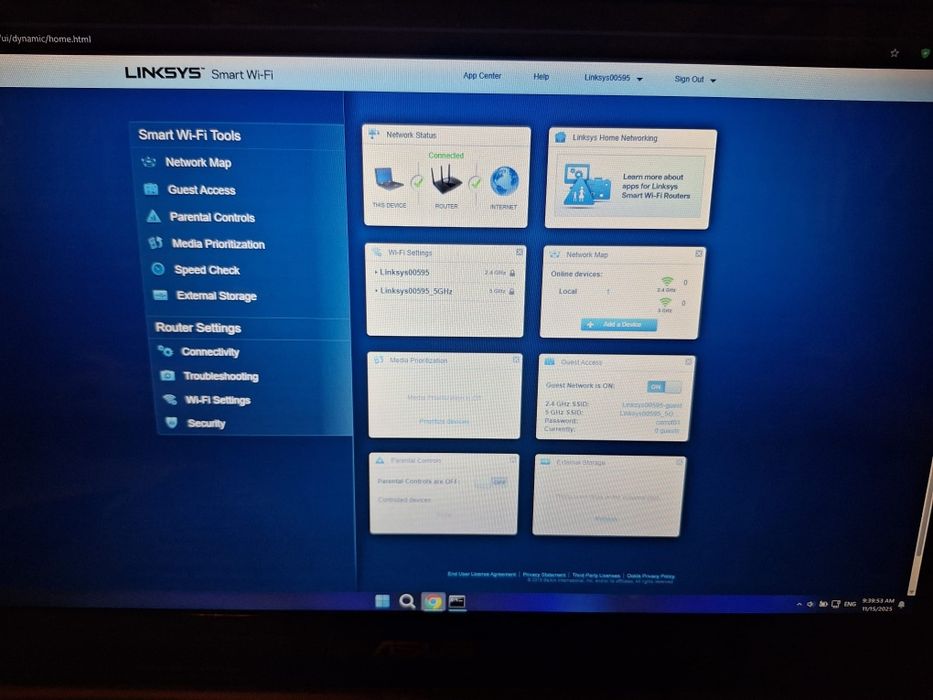 Vând Linksys EA7300 v2 – router gaming / de performanță