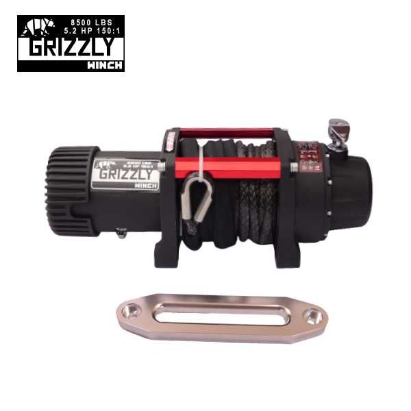 Troliu electric Grizzly Winch 8500lbs (3855kg) cablu sintetic