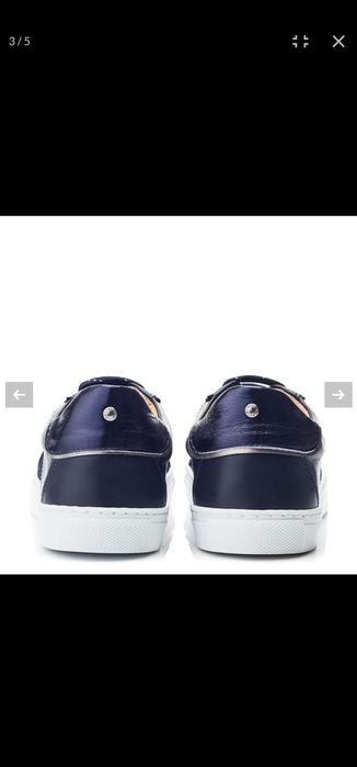 Adidasi Moda in Pelle Ales albastri,39