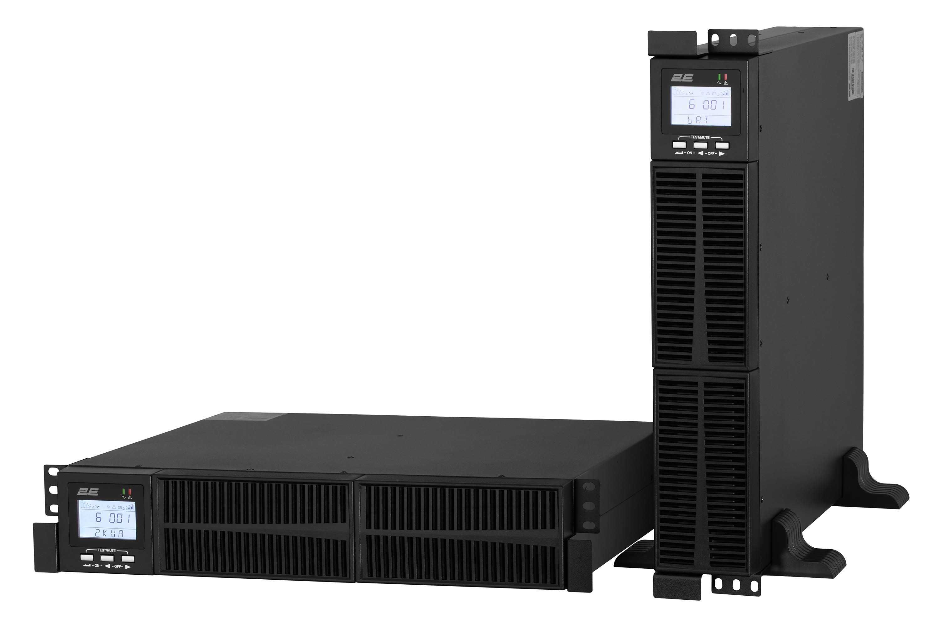 } ИБП 2E OD2000RT /2000VA/1800W/RT2U/LCD/USB/4xSchuko