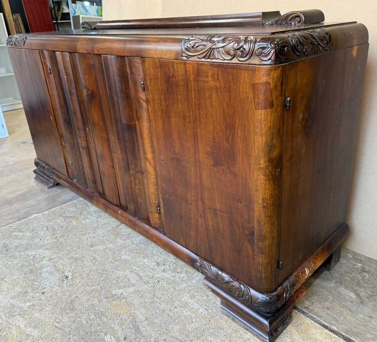 Servanta Vintage din Lemn Masiv Stil ArtDeco; Bufet; Comoda