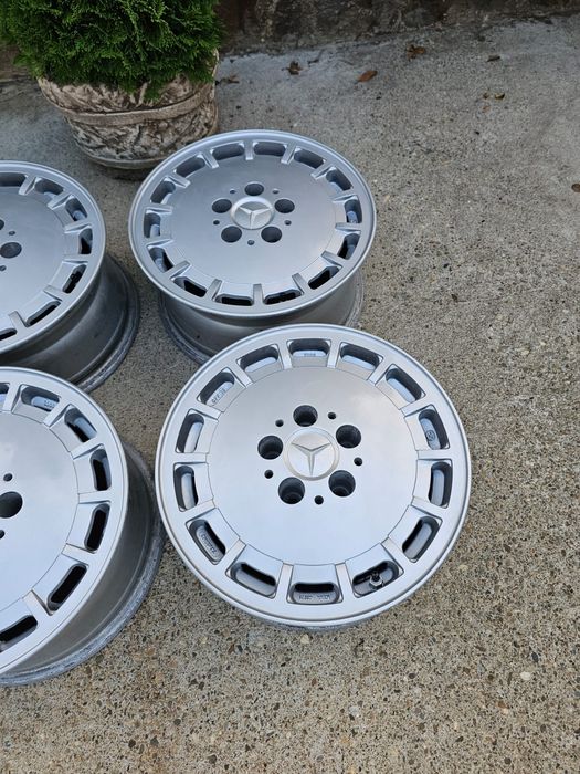 Jante Mercedes, RETRO, R15, GULLIDECKEL. W124, W201, W123