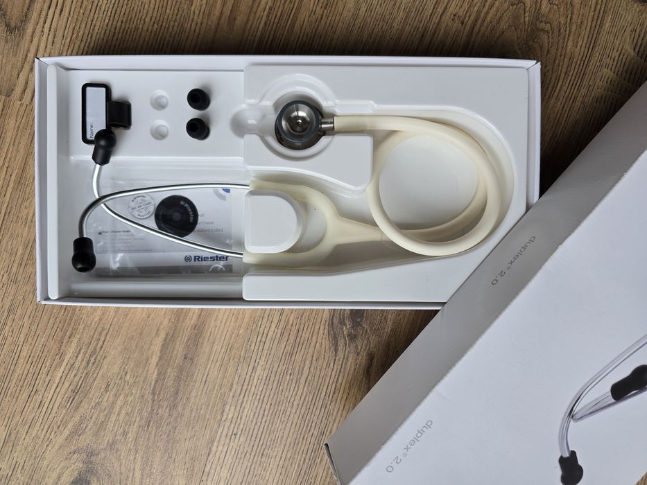 Stetoscop Duplex 2.0, Riester, aluminiu alb 4200-02