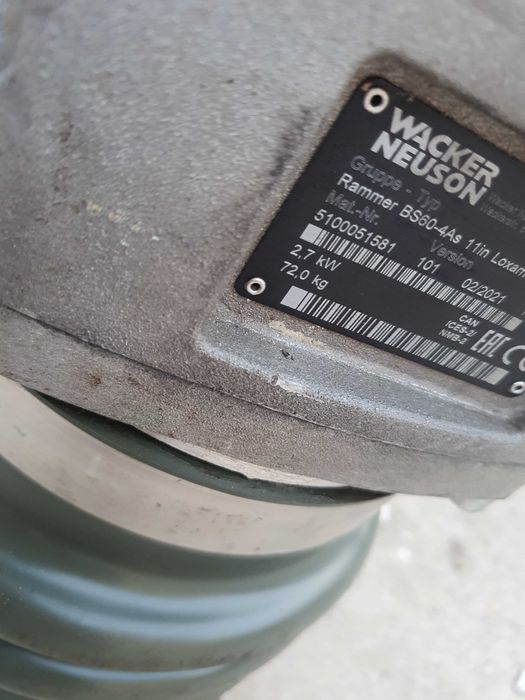 Mai compactor Wacker Neuson, an 2021, 46 ore vand/inchiriez  250lei/zi