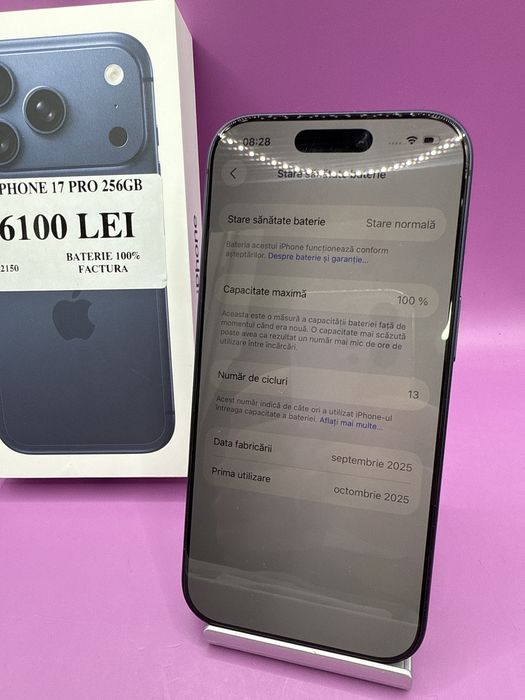 Iphone 17 Pro 256gb Factura •Matei Amanet Crangasi•75521