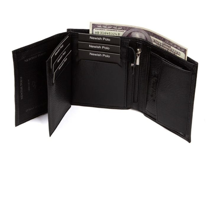 Мъжки портфейл с естествена кожа