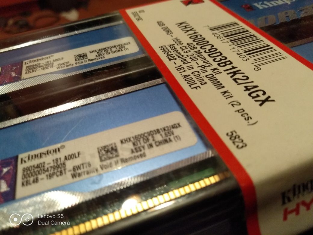 Rami Kingston 4GB DDR3 (2x2) CL9 1600 mhz