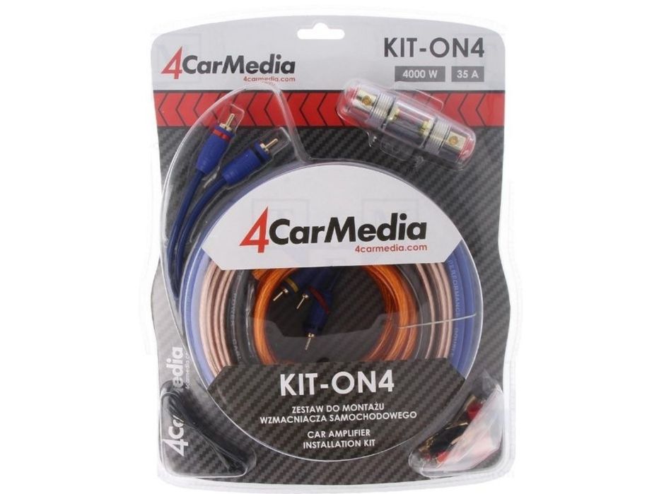 Cabluri montaj subwoofer kit semiprofesional 4CarMedia 6 și 10 mm nou