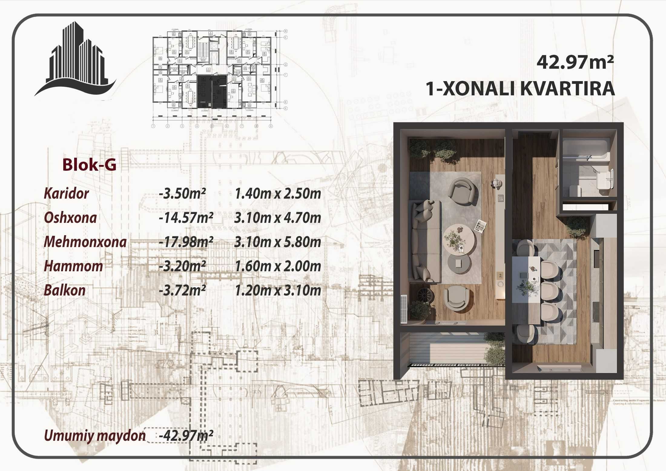 30% предоплаты РАССРОЧКА  в 12 млн./месяц Алмазарский р-он (XS)