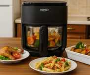 PABAREN 4.5L 1500W Дигитален екран модел от 2025 360 градуса видимост