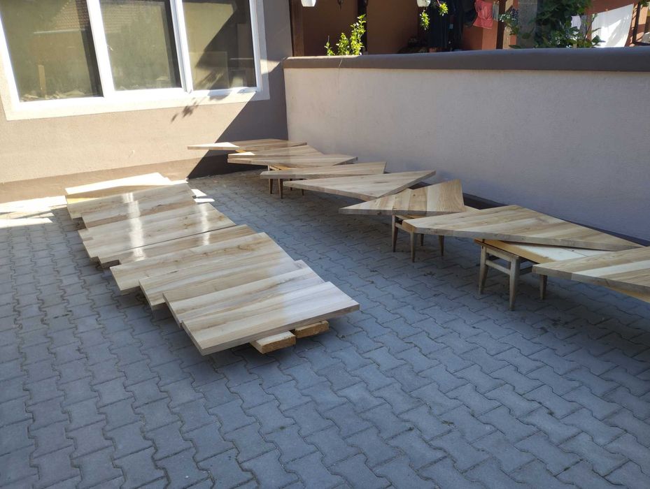 trepte din lemn masiv