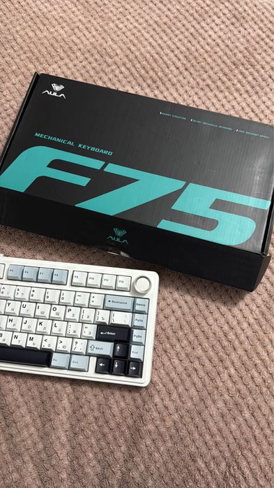 Клавиатура EPOMAKER x AULA F75 белый