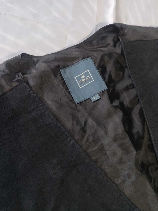 Vestă piele naturală întoarsă