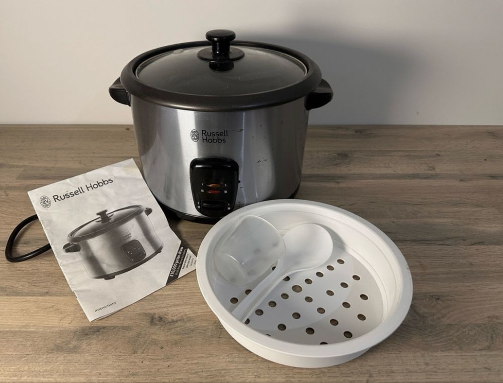 Оризоварка Russel  Hobbs  cook home steam /19750 ЧЕРЕН / ИНОКС, 700 W