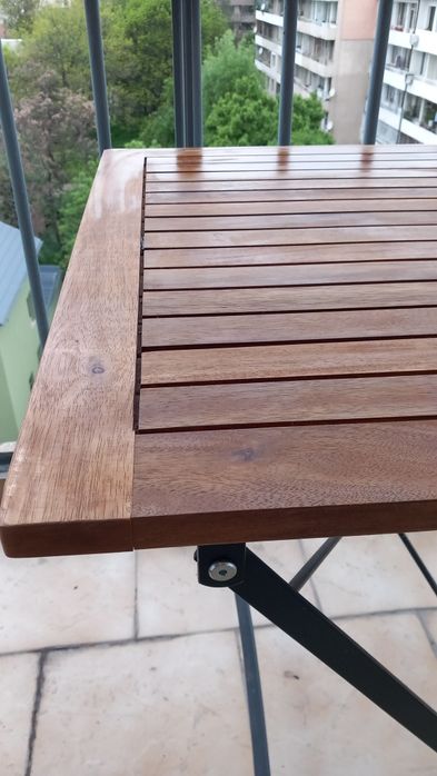 Градинска маса SunFun Moni - 75х75 см, сгъваема