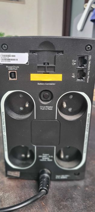 UPS APC BX1400U-GR, 1400 VA, 700 W, RJ11, Line-interactive