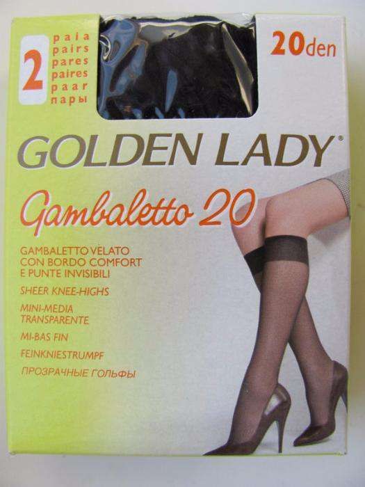 2 + 1 GRATIS Sosete treisferturi Golden Lady Gambaletto 20 D. 2per/cut