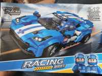 Joc constructii tip lego Top Racer  350 piese 2 figurine