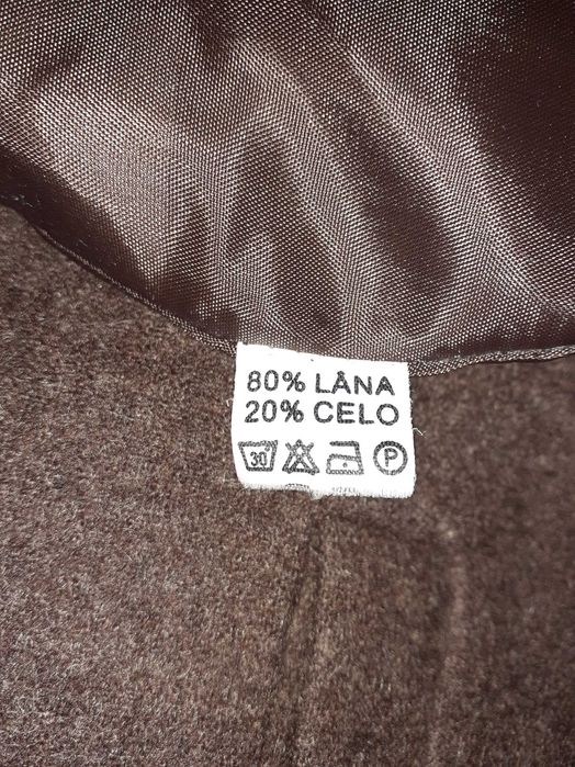 Haina/Sacou cu vesta culoare maro