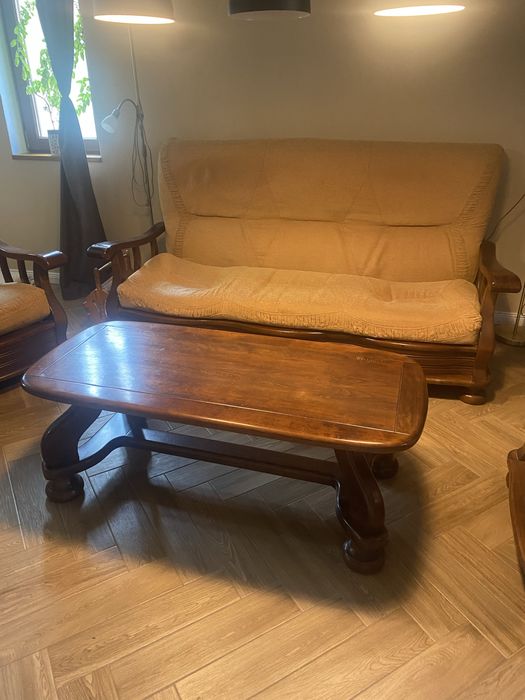 Mobilier living din lemn 3, 2, 1