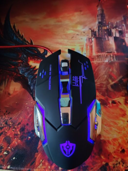 Mouse Shipadoo Negru cu fir