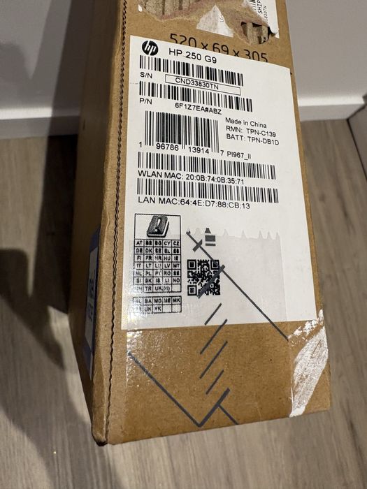 Laptop HP 250 G9, Intel I3, 256gb SSD, 8gb Ram. Sigilat, Ocazie