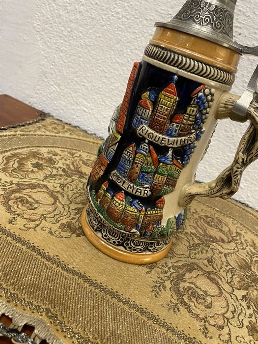 Немска чаша за бира с калаен капак