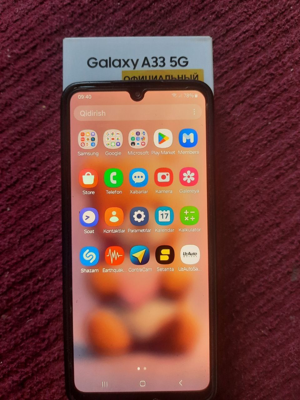 Samsung a33 5g 6/128gb xotirasi