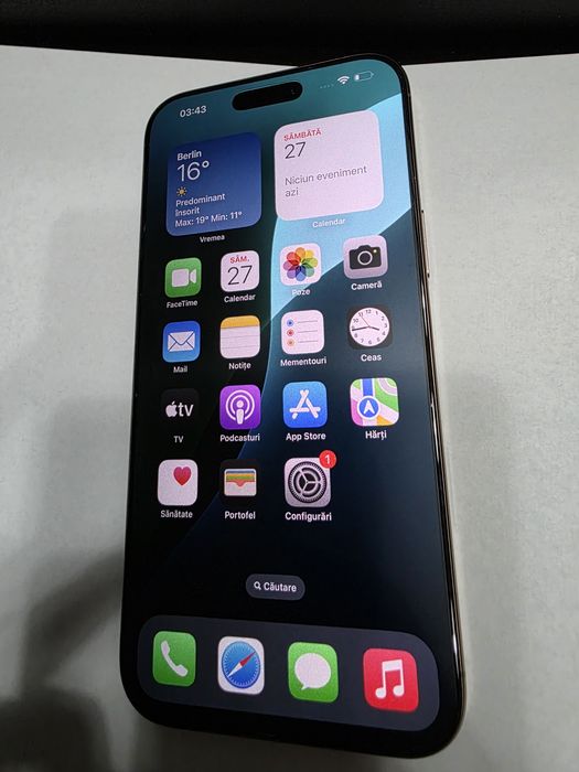 iPhone 16 Pro Max 256GB Titanium Ca NOU Liber de retea IMPECABIL