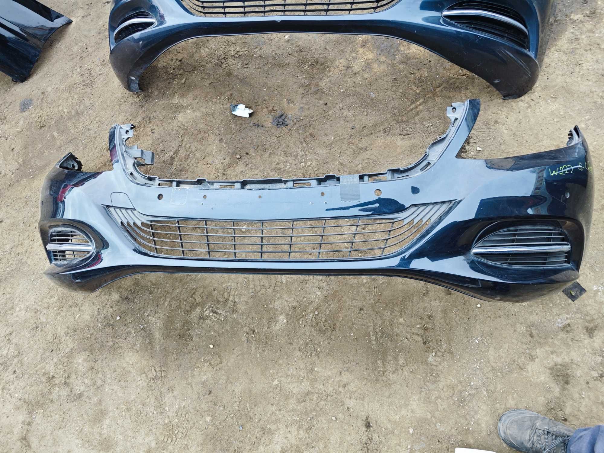 Предна задна броня Mercedes W222 S class Мерцедес черни