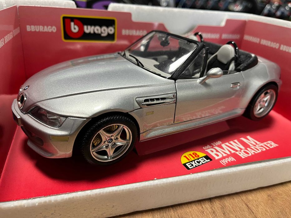 Чисто нов BBURAGO метален колекционерски модел количка BMW Z3 M CABRIO