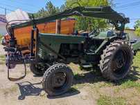 Tractor Belarus cu macara cu graifer