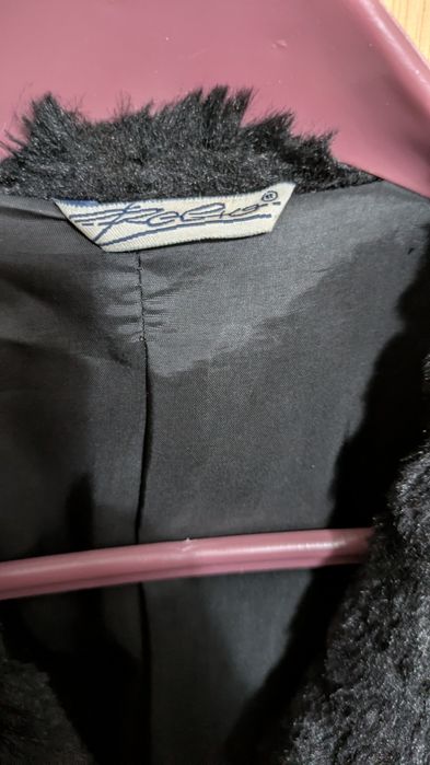 Пухкаво Палто от изкуствен косъм