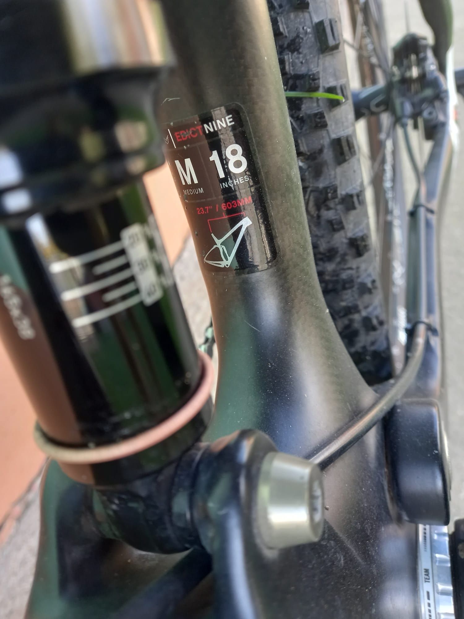 Bicicleta  Felt edict 2 full suspension, carbon