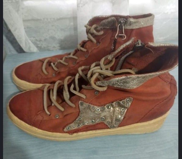 Ghete din piele naturală, mărimea 38